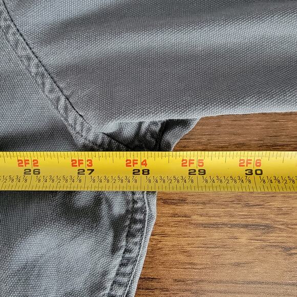 Express Button Up Gray Shirt XXL 100% Cotton Grunge Preppy Career Office Casual - Picture 4 of 7